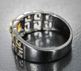 Серебряное кольцо с кристаллическим эфиопским опалом