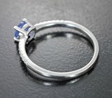 Изящное серебряное кольцо с танзанитом Серебро 925