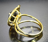 Кольцо с шерлом 5,36 карата и бриллиантами Золото