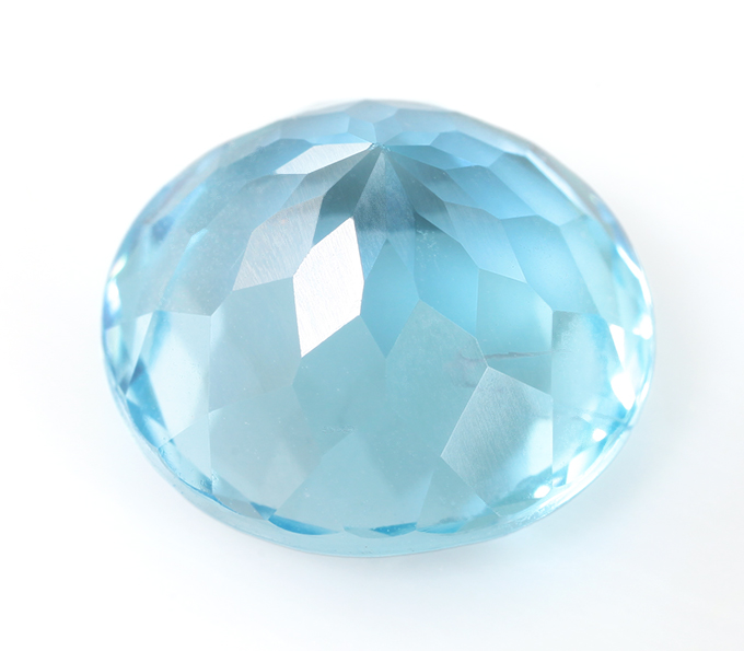 Голубой топаз высокой чистоты 8,03 карата купить в интернет магазине ...