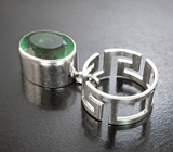 Кольцо с «неоновым» флюоритом 14,76 карата