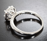Серебряное кольцо с муассанитом 1,1 карата Серебро 925