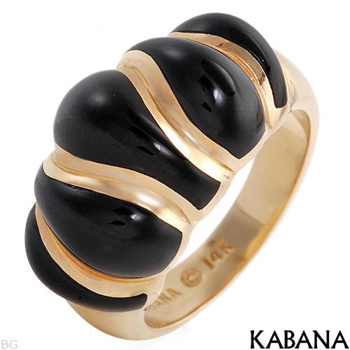 Кольцо «Kabana» с ониксом