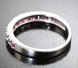 Изящное cеребряное кольцо с родолитами Серебро 925