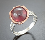 Серебряное кольцо с крупным сапфиром 9,66 карата Серебро 925