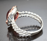 Серебряное кольцо с крупным сапфиром 9,66 карата Серебро 925