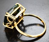 Кольцо с крупным мау-сит-ситом 12,43 карата Золото