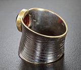 Серебряное кольцо с гранатом и синим сапфиром Серебро 925