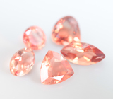 Набор из 5 андезинов 2,63 карата 