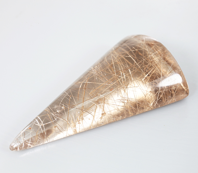 Эффектный крупный кварц с рутилом 76,05 карата купить в интернет ...