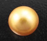 Золотистая морская жемчужина 4,21 карата! Натуральный цвет 