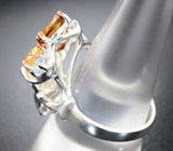 Серебряное кольцо с цитринами и топазами Серебро 925