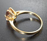 Золотое кольцо с красивейшим полихромным андезином 1,58 карата