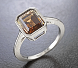 Серебряный комплект с дымчатым кварцем Серебро 925