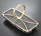 Массивное золотое кольцо с редким астрофиллитом с уникальными золотистыми включениями 79,55 карата