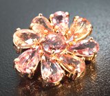 Кулон с гранатами со сменой цвета 7,24 карата