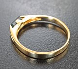 Золотое кольцо c редкой шпинелью 0,45 карата