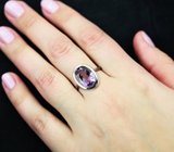 Стильное серебряное кольцо с аметистом