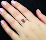 Чудесное серебряное кольцо с рубином
