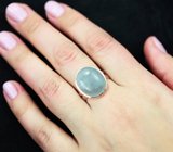 Серебряное кольцо с аквамарином 12,18 карата Серебро 925