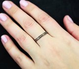 Элегантное серебряное кольцо с разноцветными сапфирами