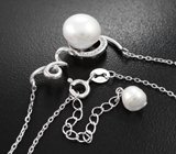 Серебряное колье с жемчугом