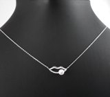 Серебряное колье с жемчугом