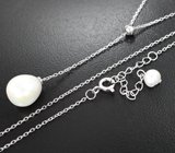 Серебряное колье с жемчугом