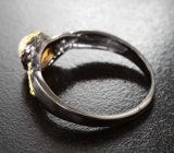 Серебряное кольцо с кристаллическим эфиопским опалом
