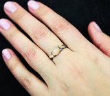 Серебряное кольцо с кристаллическим эфиопским опалом