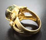 Серебряное кольцо с корундом