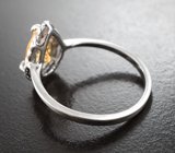 Изящный серебряный комплект с цитринами