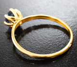 Золотое кольцо с ярким танзанитом 0,76 карата