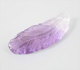 Крупный полихромный резной аметист 21,12 карата