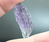 Крупный полихромный резной аметист 21,12 карата