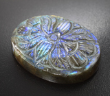 Крупный! Резной лабрадорит 138,79 карата