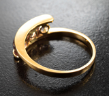 Золотое кольцо с гранатами со сменой цвета 1,49 карата