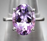 Стильное серебряное кольцо с аметистом