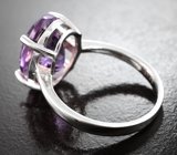 Стильное серебряное кольцо с аметистом