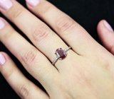 Замечательное серебряное кольцо с рубином