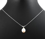 Серебряное колье с жемчугом