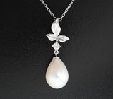 Серебряное колье с жемчугом