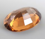Крупный золотисто-желтый циркон высокой чистоты 5,75 карата