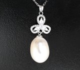 Серебряное колье с жемчугом