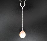 Серебряное колье с жемчугом