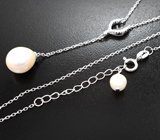 Серебряное колье с жемчугом