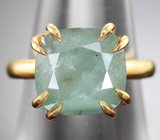 Кольцо с уральским александритом 5,07 карата