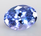 Серьги с танзанитами 2,28 карата Серебро 925