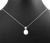 Серебряное колье с жемчугом