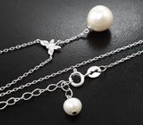 Серебряное колье с жемчугом